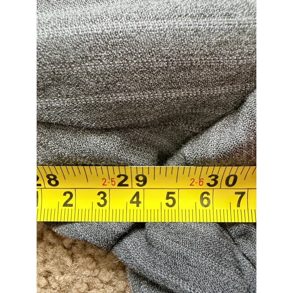 Banana Republic Chino Pants Trousers Modern Fit Gray Pinstripe Wool 33x32 JBHS